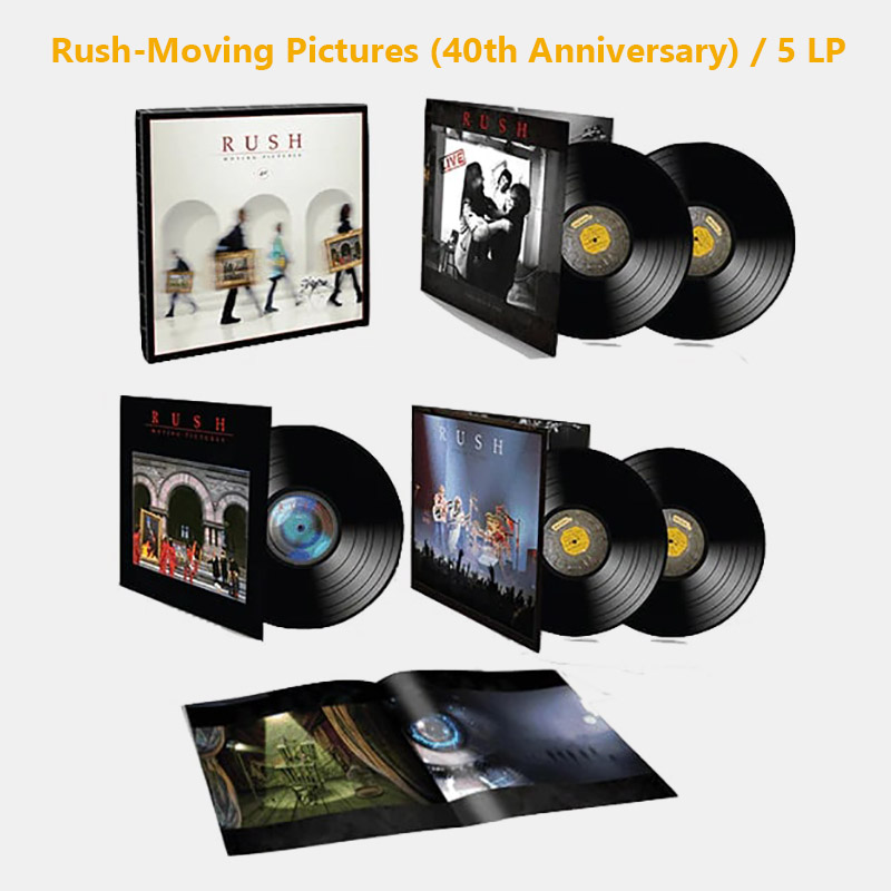 Rush_Moving Pictures (40th Anniversary) / 5LP صفحه گرامافون راش